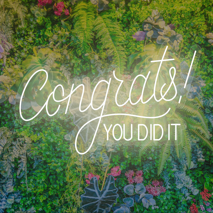 Congrats YOU DID IT Rental