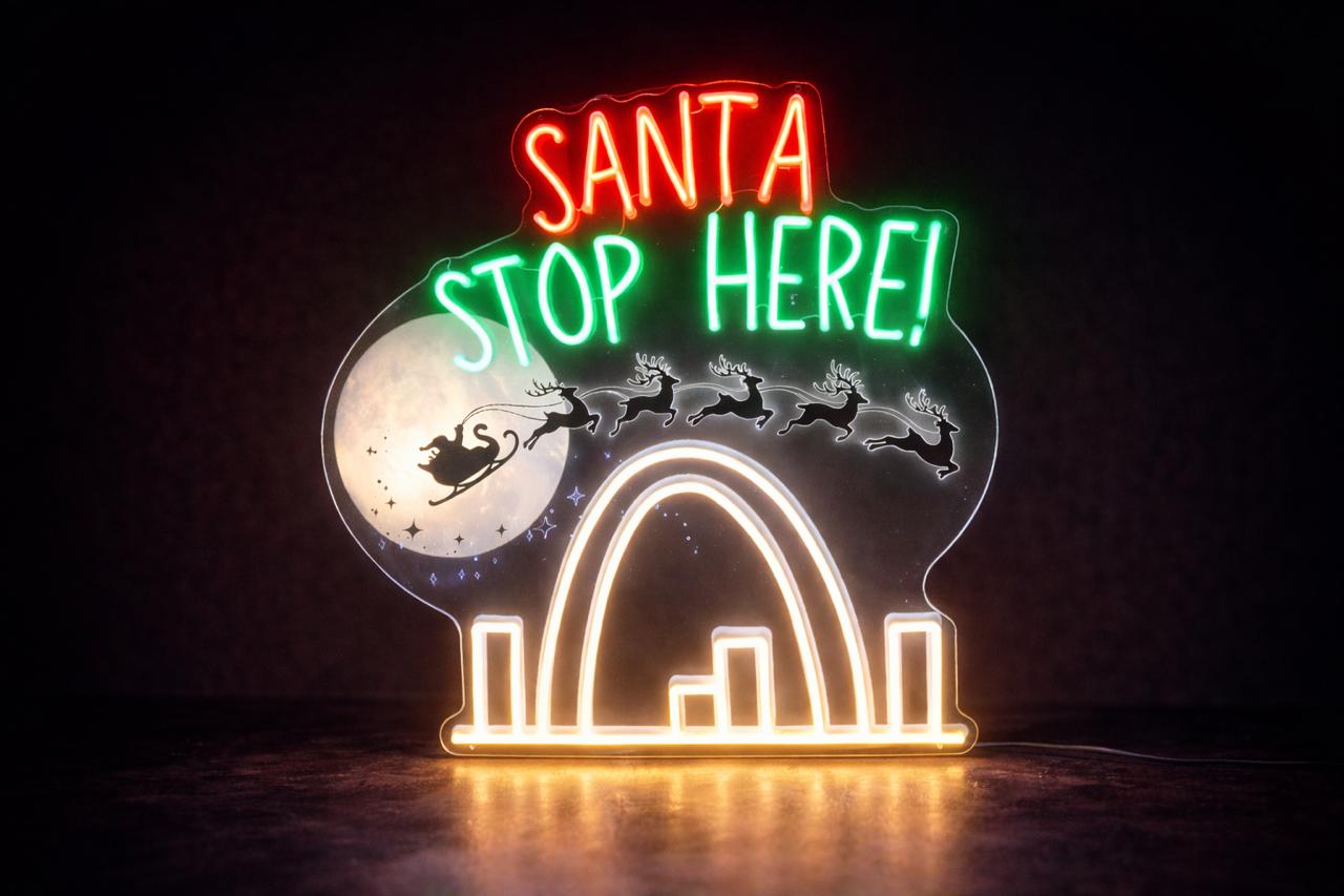 Santa Stop Here