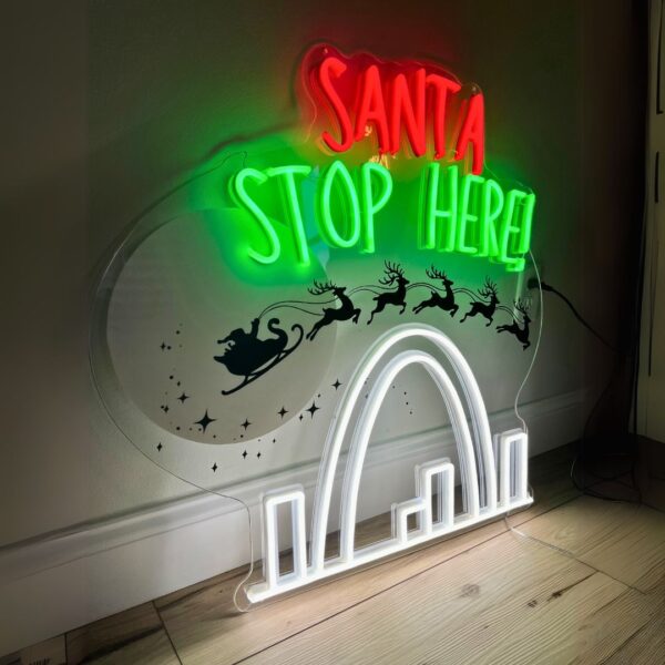 SANTA STOP HERE